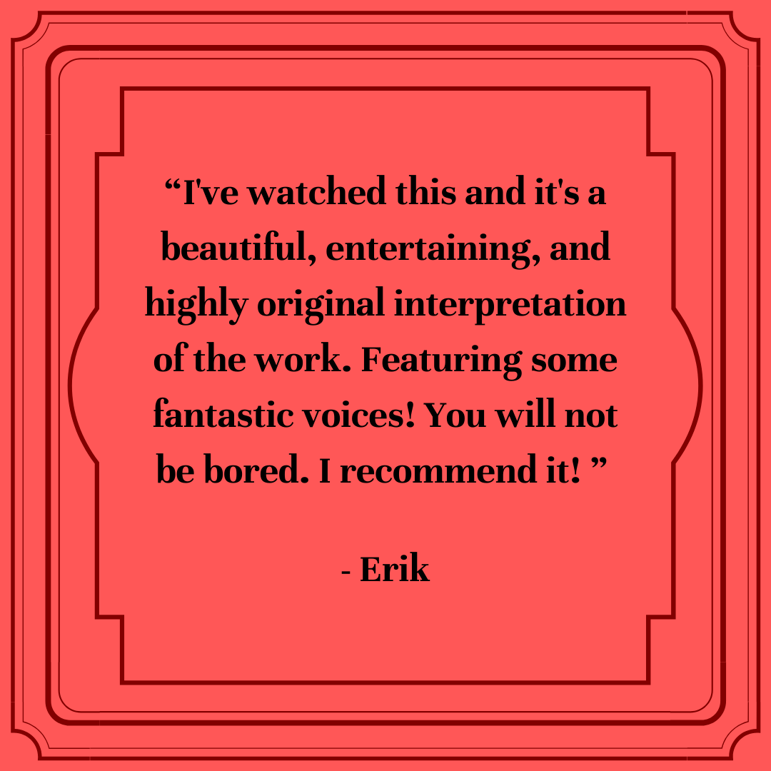 Friends of Renegade are sharing their thoughts on our virtual and interactive opera, The Secret Diaries of Pennsylvania Avenue. 

Thank you for vouching for us, Erik! Agreed, exploring the Secret Diaries is a great way to combat Covid boredom.