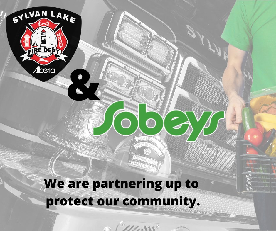 SylvanLakeFire's tweet photo. We want to continue to do our part to support our community in these difficult times. The #SylvanLakeFire and #SylvanLake @sobeys continue to provide grocery delivery service. https://t.co/VQXLi31nDB for additional details.
#fightingmorethanfires #unityinuniforms https://t.co/LZrTK6nk8c