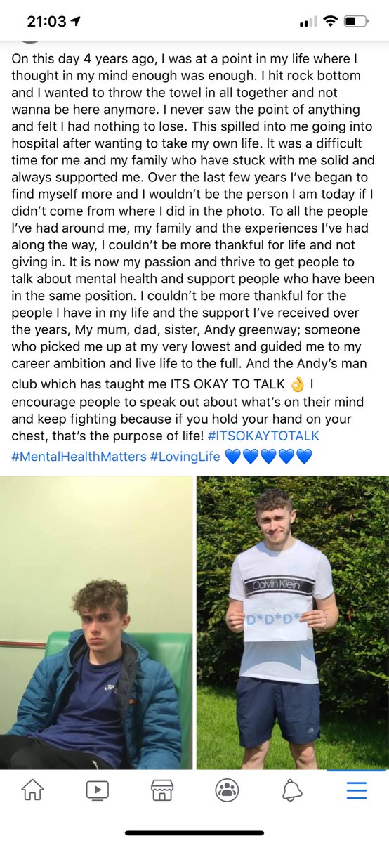 Jack Bayley (@jbayley101) on Twitter photo This is my story, this is how far I’ve come. I couldn’t be more thankful for life 💙💙💙
<a href="/andysmanclubuk/">#ANDYSMANCLUB</a> <a href="/osfcPE/">OSFC PE Dept.</a> <a href="/newbridgegroup/">NEW BRIDGE GROUP</a> @andysmanclubol This is my story, this is how far I’ve come. I couldn’t be more thankful for life 💙💙💙
<a href="/andysmanclubuk/">#ANDYSMANCLUB</a> <a href="/osfcPE/">OSFC PE Dept.</a> <a href="/newbridgegroup/">NEW BRIDGE GROUP</a> @andysmanclubol
