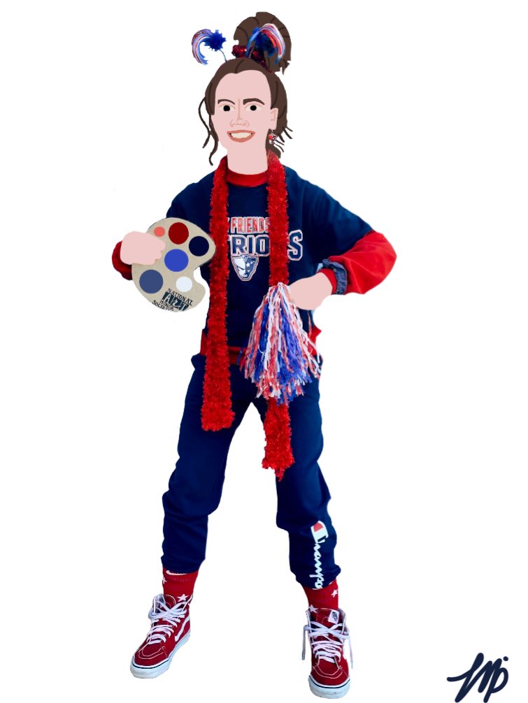 MeredithP11's tweet photo. Spirit Week Day 5: Patriots! @pats_stuco @NAHS4AFHS @AFHSVisualArts @JenCave_73 @ArtwithHarkins https://t.co/fSrzfCvmYH