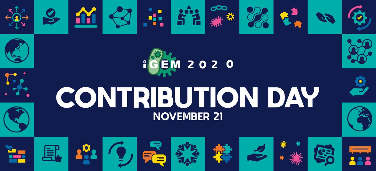 iGEM's tweet photo. (1/2) That's a wrap on #iGEMCommunityWeek!!! 💚 Thank you SO MUCH to all the contributors, show hosts, volunteers, sponsors, and attendees+ who helped to make this crazy virtual event into a reality!
Just #iGEMContributionDay (Nov 21) and the Celebration Day (Nov 22) left to go! https://t.co/3bWl8KH3W4