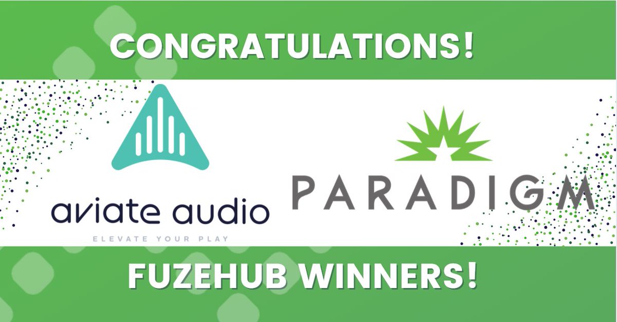 Launch NY (@launch_ny) on Twitter photo Congratulations to Launch NY portfolio companies, <a href="/AviateAudio/">Aviate Audio</a> & Paradigm, for winning $50,000 at <a href="/Fuzehub/">FuzeHub</a> Commercialization Competition!
Read more: bit.ly/3kQRz7I
#innovation #startups #commercialization #competiton #upstateny #wny #amherstny #buffalony #rochesterny Congratulations to Launch NY portfolio companies, <a href="/AviateAudio/">Aviate Audio</a> & Paradigm, for winning $50,000 at <a href="/Fuzehub/">FuzeHub</a> Commercialization Competition!
Read more: bit.ly/3kQRz7I
#innovation #startups #commercialization #competiton #upstateny #wny #amherstny #buffalony #rochesterny