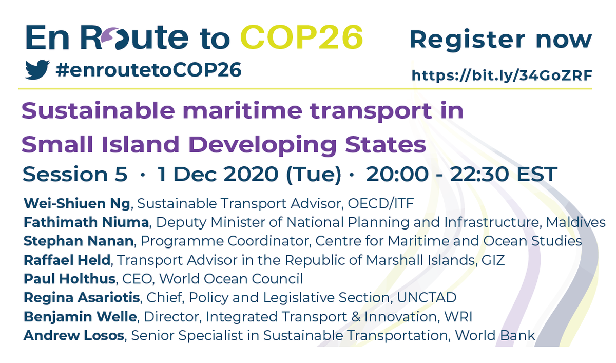AOSISChair's tweet photo. Exciting lineup of speakers for the @AOSISChair hosted session of #enroutetoCOP26.
Register here 👉🏽 https://t.co/TbO3S85x6u
#SIDSLead #wearetransport https://t.co/8fR1qh087a