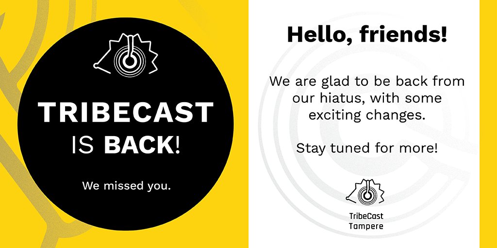 We're changing things up a bit so no episode today, unfortunately. From now on the new episodes will be published on mondays - a great way to start your week! So  #staywarmandtuned and join us after the weekend!