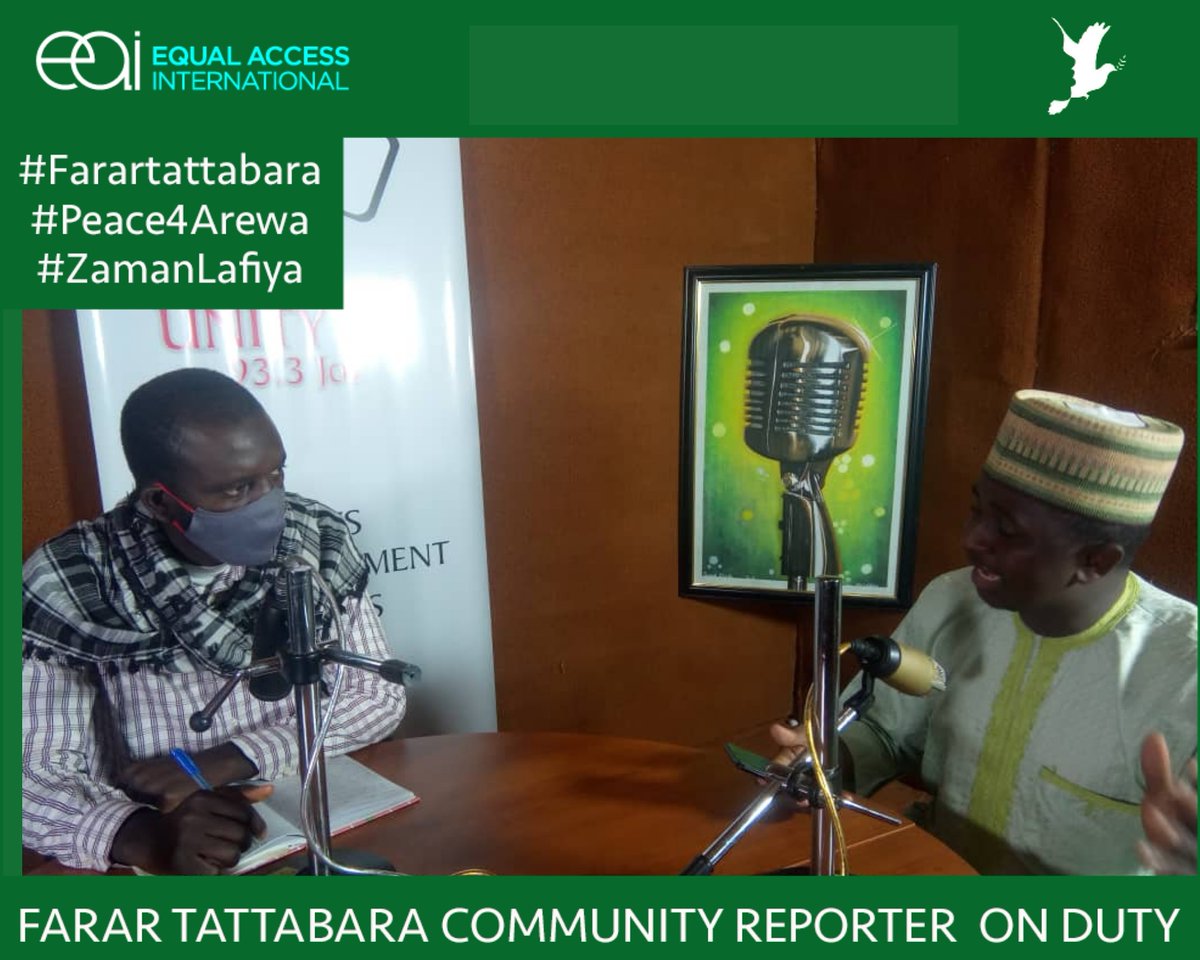 EAI_Nigeria's tweet photo. Ilimi Abin Nema kashi na 22 tare da Malam Fadil Ibrahim Mushaddidu (Malamin Harshen Larabci a Fedearal College of Education Pankahin) yayin gabatar da shirin daga Unity Fm Jos.
#HowIBuildPeace
#peace4arewa
#farartattabara
#Ilimiabinnema
#equalaccessintl
#Unityfmjos
#faiz https://t.co/ELbcplYRIV