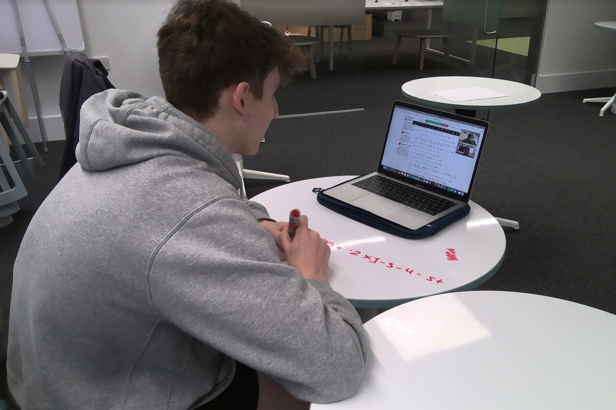 The online mathematics partnership between UCS (Upper Remove students) and Holy Trinity (Year 6 students) has had a brilliant start, with fun being had on both sides.