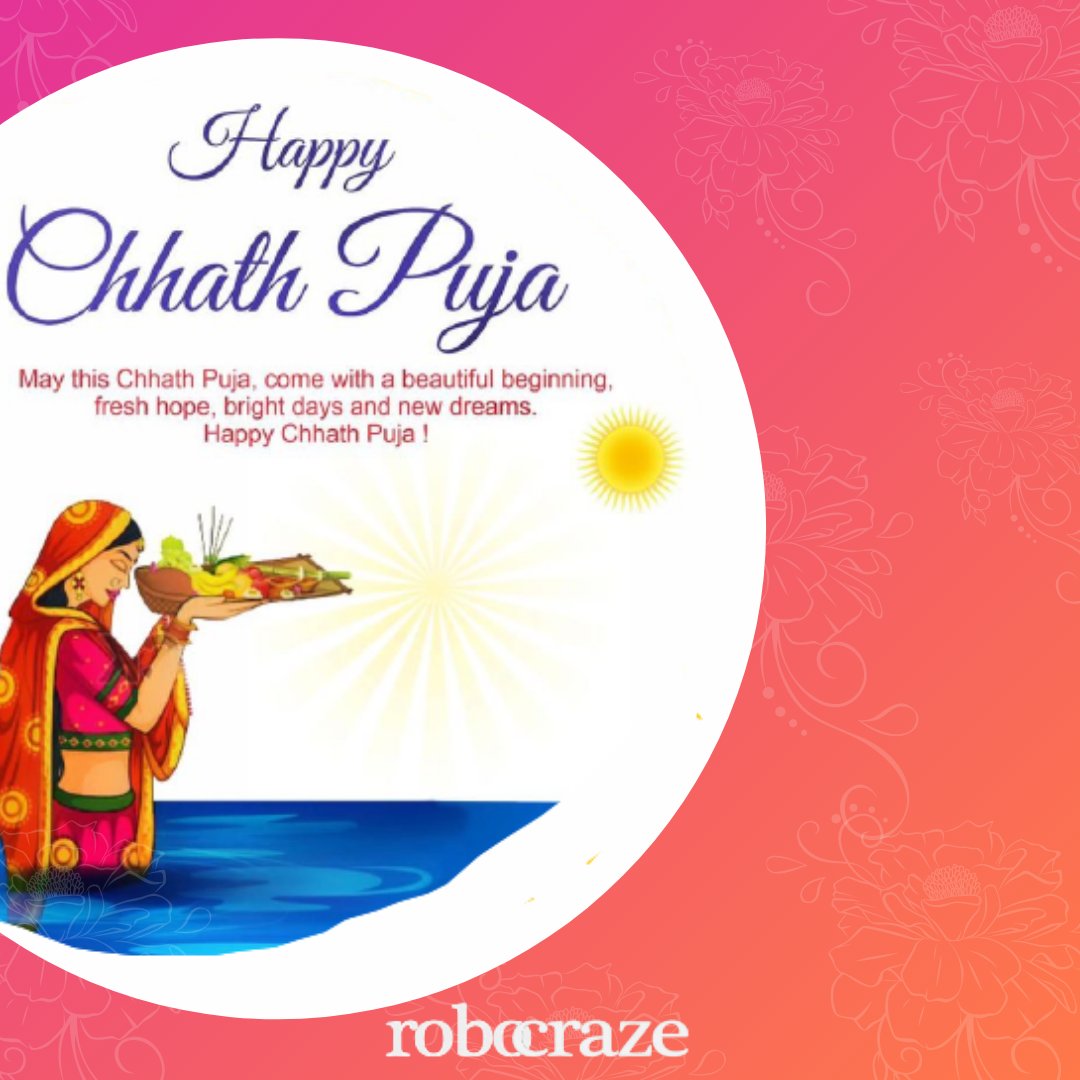 robocraze's tweet image. Remove all negativities and embrace only goodness. May Chhath Puja bring you happiness in abundance.
Happy chhathpuja
.
.
.
#robocraze #Engineering #festival #ChhathPuja #ChhathPuja2020 #indianfestival #technology