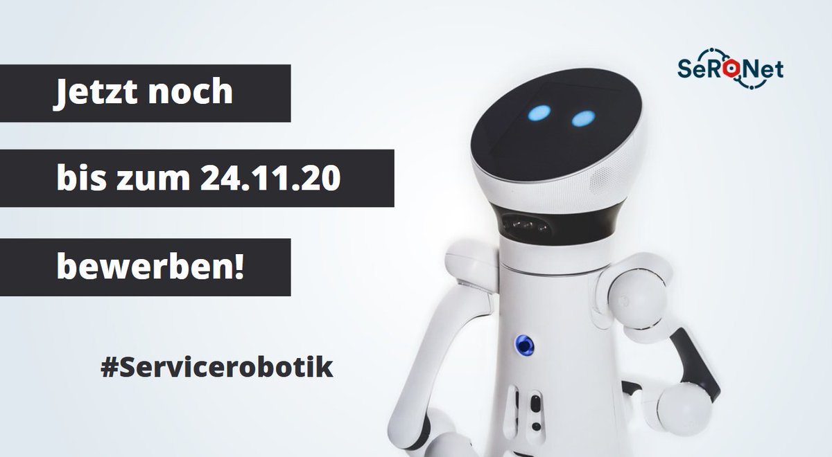 Fachgruppe_ASE's tweet photo. Noch bis zum 24.11. können sich Hersteller von Hard- und Softwarekomponenten der #Servicerobotik um Entwicklungsaufträge zur Anpassung ihrer existierenden Komponenten und deren Veröffentlichung bewerben:
https://t.co/O8Kv5XnPxR 

Weitere Infos unter: 
https://t.co/uKr7i2CeVM

🦾 https://t.co/dMLzUAqzH2