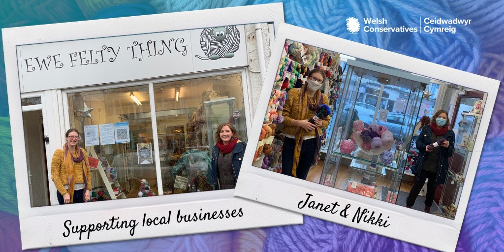 JanetFSMS's tweet photo. 🧶🧶 What a brilliant &amp; unique boutique craft shop @EweFeltyThing is! Thank you Nikki for taking the time to discuss your new digital venture.

Visit to local woolly wonder highlights growing appetite for Welsh wool | @JFinchSaunders/@WelshConserv   https://t.co/m3E8OW46gQ https://t.co/8AASbgKIsj