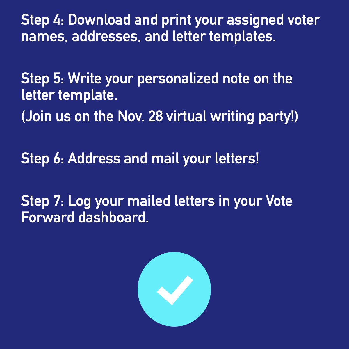 soph_melvin's tweet photo. Hey y’all I’m hosting a @votefwd letter writing zoom party on Nov 28 3pm EST to encourage Georgia voters to request absentee ballots. DM me for qs or for the Zoom link! https://t.co/PqYf4zYvY7