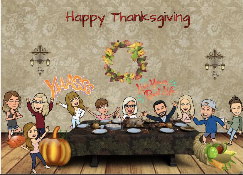 Our amazing <a href="/karenlynelle/">Karen</a> made a Thanksgiving Escape room featuring all teachers in our Department for her Pre Calc mathematicians! Bravo!! You rock🤗#mathescaperoom #innovationteacher