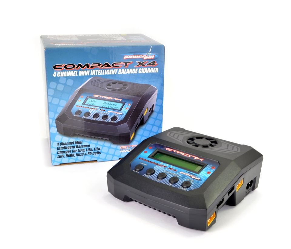 CMLDistribution's tweet photo. New #Etronixrc #Powerpal X4 charger. 400W overall across 4 charging outputs of 100W each make this the perfect choice for any rc enthusiast. RRP ยฃ74.99
ET0203 with UK Plug
ET0203E with EU Plug https://t.co/2MLrGFuMQh