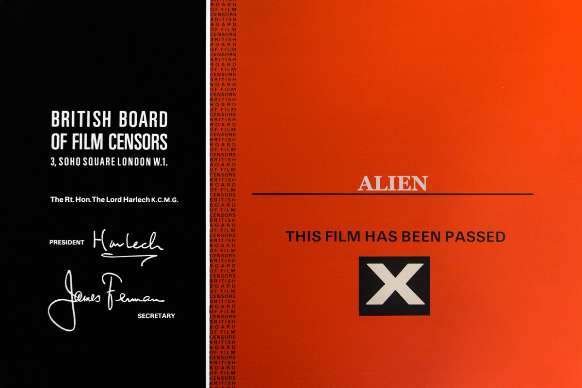 fc Ar Twitter Here S The Original Black Card For Alien Rated X Did You Know That Over The Years Our Black Cards Have Been Red Blue Yellow And White T Co Mxxckupdz1 T Co Vdhsmkbyni