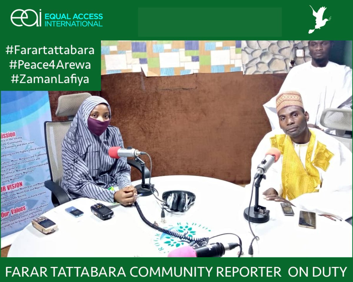 EAI_Nigeria's tweet photo. Ilimi Abin Nema ya tattauna tare da Sheak Yahaya Daban Fulani, legal Adviser na kungiyar Rabidatul Hafazati Qur'anil kareem wa Ahadisun Nabawiyya reshen jahar Gombe daga Progress Radio Gombe.
#HowIBuildPeace
#peace4arewa
#ilimiabinnema
#farartattabara
#equalaccessintl
#itaat https://t.co/eHFLDuNsZD