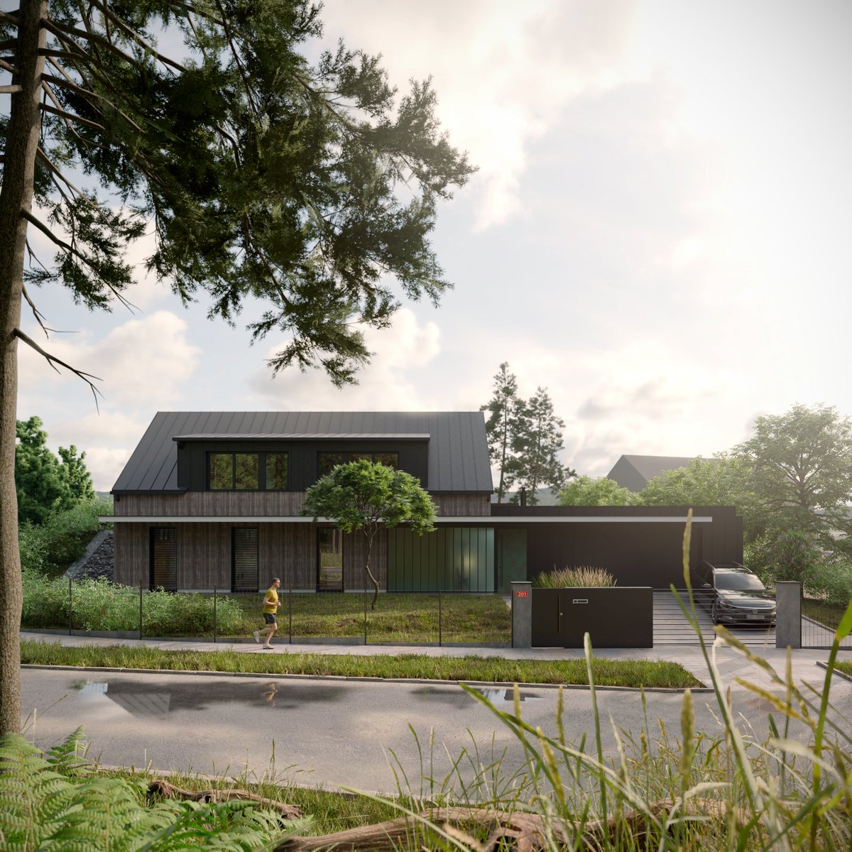 fibixstudio's tweet photo. These renderings were commissioned by Ing. arch. Tomáš Klanc., the author of the architecture design. @JanPetrak did an amazing job with #rendering. 
#visualization #pathtracing #FibixStudio #FibixTech #interiordesign #exteriordesign #ingarchtomasklanc #architecture #cgartist https://t.co/wdiWmSszLo