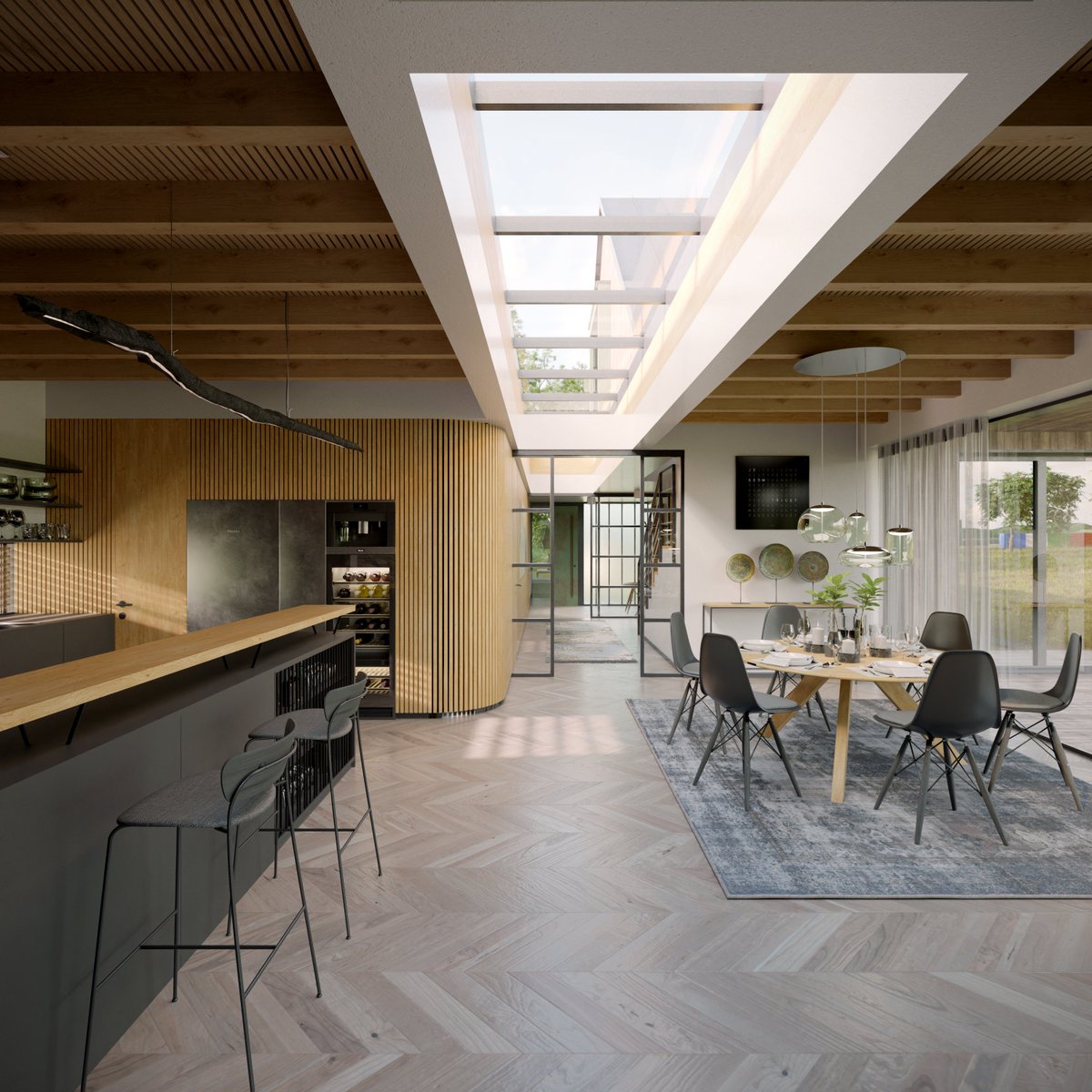 fibixstudio's tweet photo. These renderings were commissioned by Ing. arch. Tomáš Klanc., the author of the architecture design. @JanPetrak did an amazing job with #rendering. 
#visualization #pathtracing #FibixStudio #FibixTech #interiordesign #exteriordesign #ingarchtomasklanc #architecture #cgartist https://t.co/wdiWmSszLo