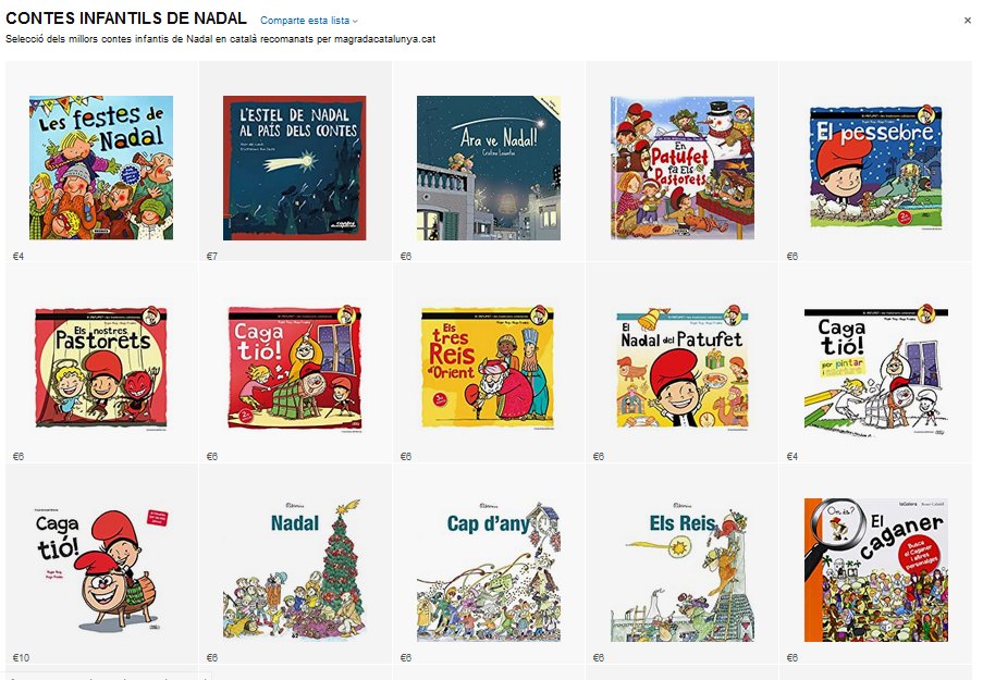 OfertesCAT's tweet photo. Acabem d'afegir contes infantils de Nadal a la primera botiga de productes catalans d'Amazon. Els podeu veure aquí: https://t.co/tcee2GcD7D

Regalar contes infantils de nadal en català és la millor formar de transmetre la llengua i la cultura catalana a les noves generació Fes RT https://t.co/SITMo5cniP