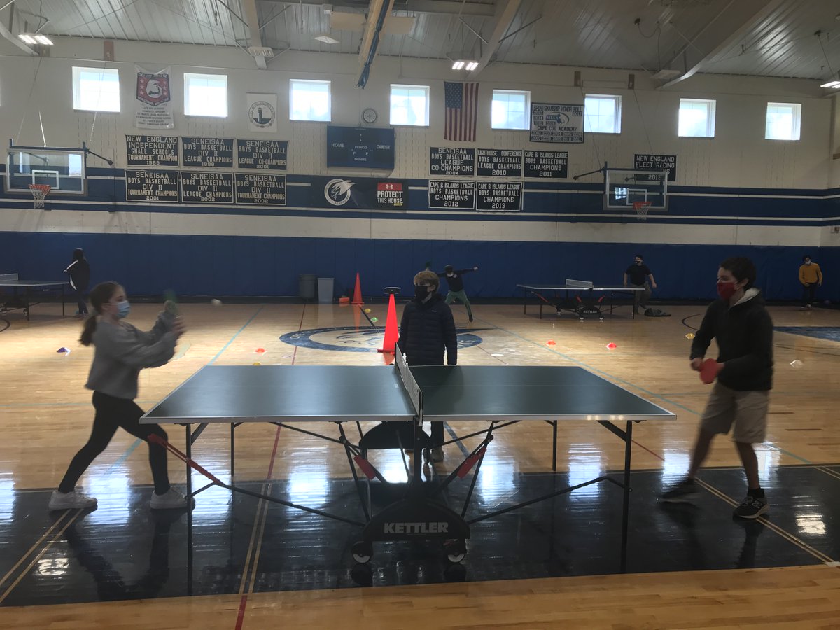 capecodacademy's tweet photo. Sixth-grade ping pong is one of many enjoyable clubs taking place safely at Cape Cod Academy. #LearnMoreBecomeMore #CapeCodAcademy https://t.co/TE2fSp6k18
