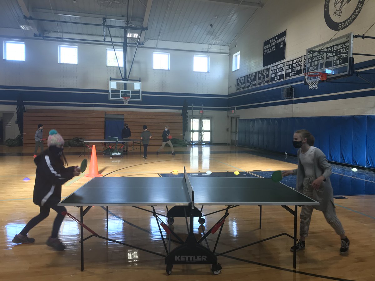 capecodacademy's tweet photo. Sixth-grade ping pong is one of many enjoyable clubs taking place safely at Cape Cod Academy. #LearnMoreBecomeMore #CapeCodAcademy https://t.co/TE2fSp6k18