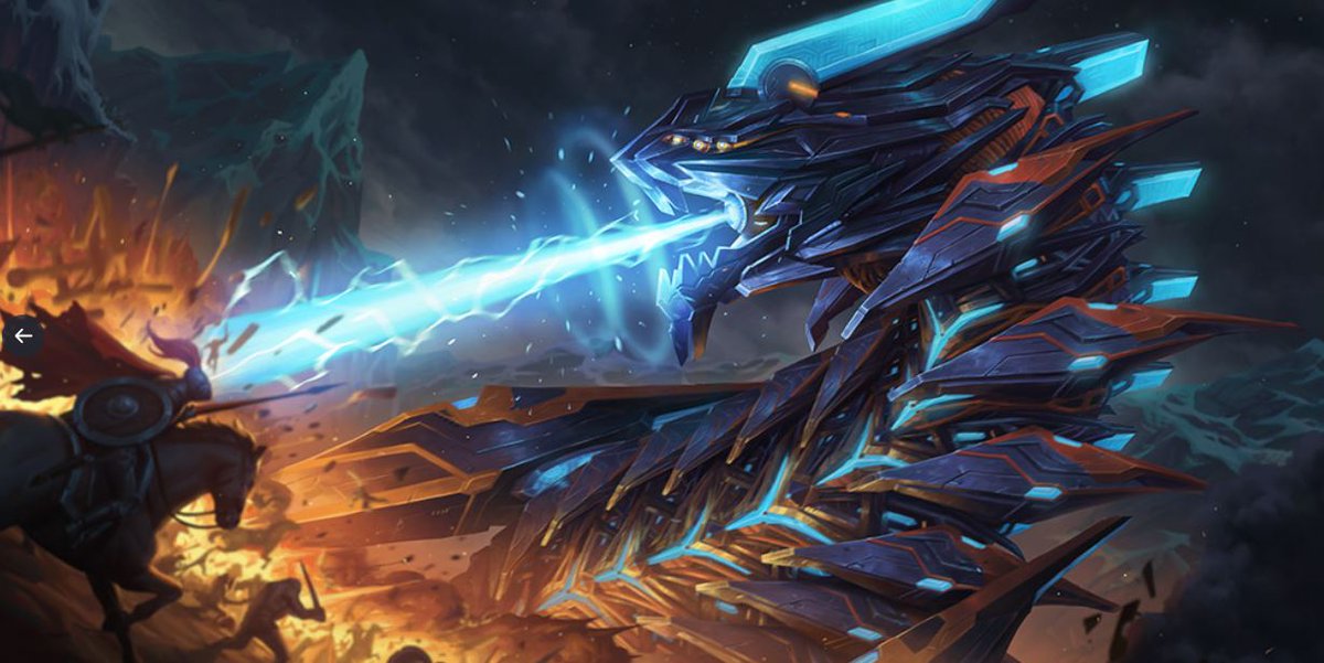 HiRezBarrett's tweet photo. 7.12had so many freakin' amazing skins. It's hard to pick a favorite, but if I had to,I'd pick Living Alloy Jorm. It was such a tough process to get this bad boy to work ingame and look as fantastic as he does.@marekolani was a pro at iterating and designing😮#TheLegendaryTanuki https://t.co/e2hekvCfg8