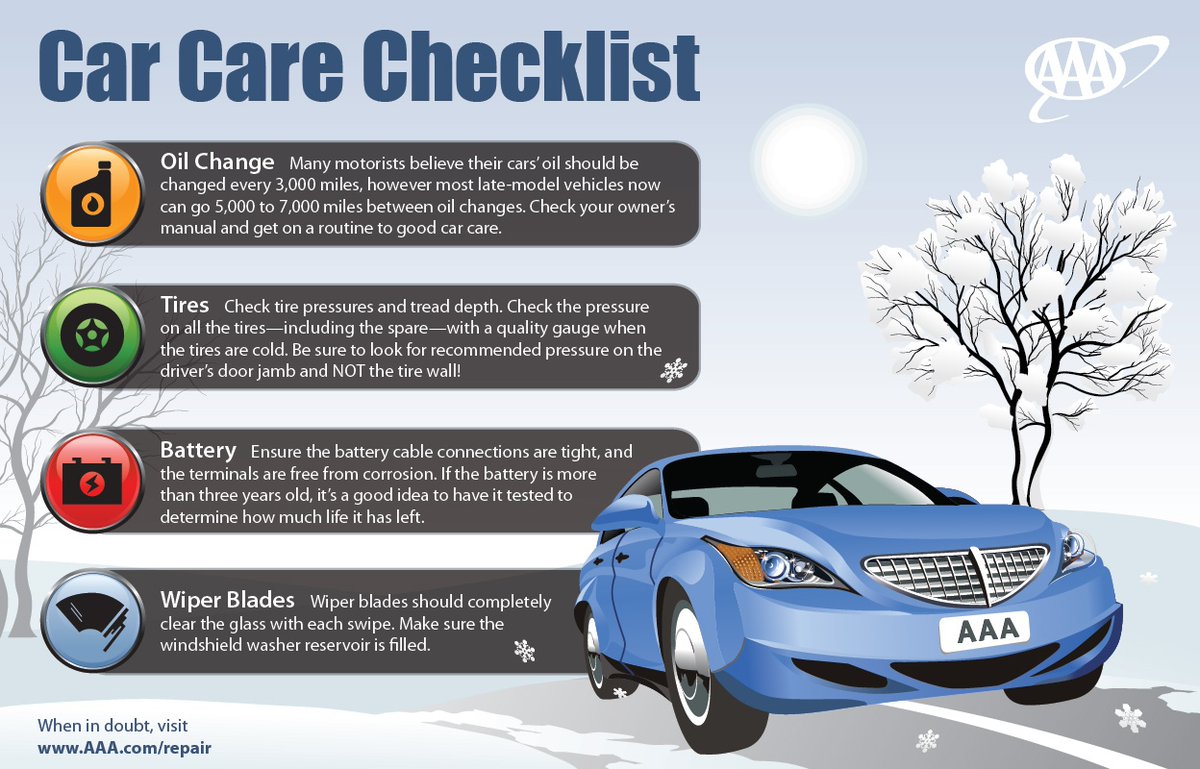 RidpathsAuto's tweet image. We can't stress enough how important it is to prepare your car for the harsh winter. Check out this winter car care checklist to make sure you are prepared.

Visit Us Online: ridpathsautocenter.com

#ridpathsauto #winter #carcare