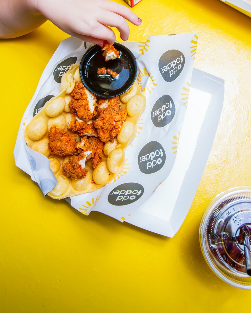 FodderOdd's tweet photo. Our Odd Waffles are a slam 'dunk.' #oddwaffle #oddfodder https://t.co/EuyfFozOxk