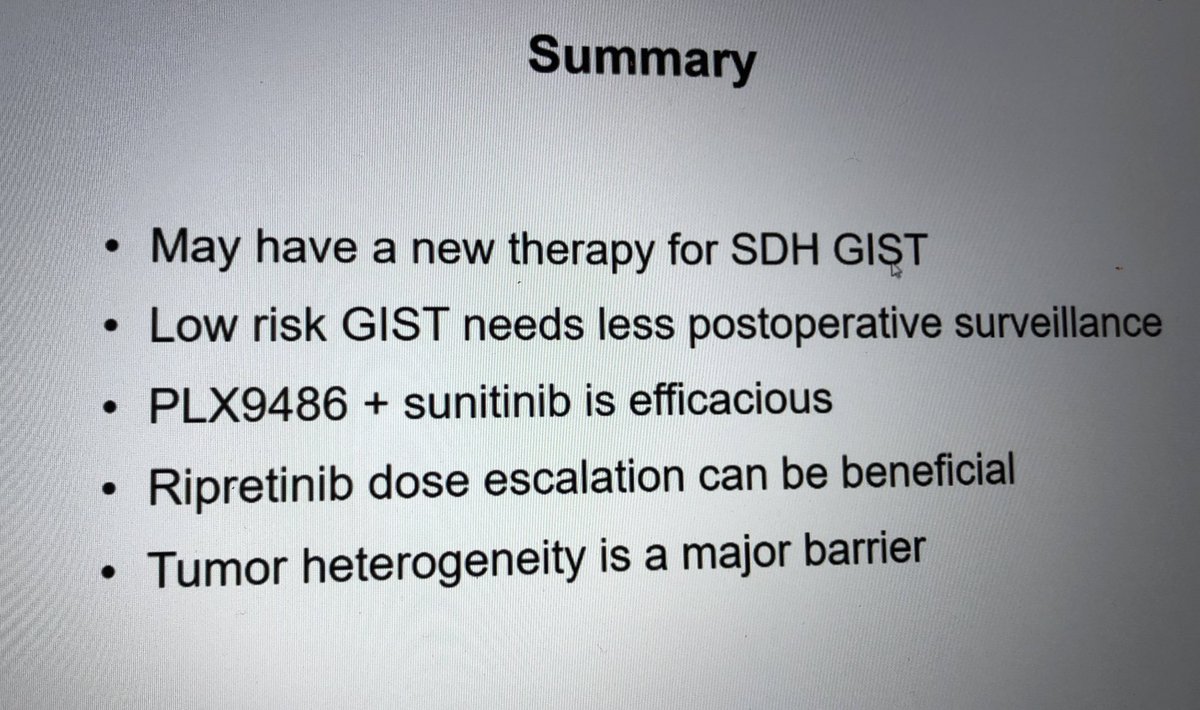 Winette_vdGraaf's tweet image. I am a bit concerned that @JTrentMDPhD is on the panel #ctos2020..
Who can update us on the excellent discussion by Ron DeMatteo now? #GIST