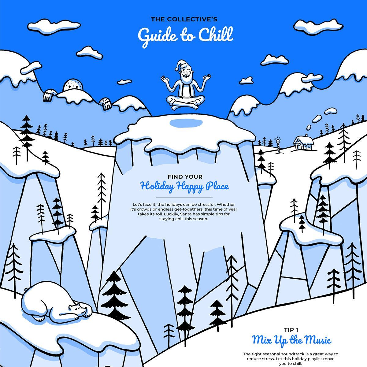 DirIllustration's tweet photo. #LukeSchroeder 's winning illustration series for the Gold American Advertising Award: Concept and artwork for The Collective's winter campaign. βοΈβοΈ
-
View more work here: https://t.co/0EcYt5lfiK
-
#Zen #Santa #zensanta #woke #mindfulness #interactivewebdesign #limitedcolor https://t.co/N1UVQRSeMu