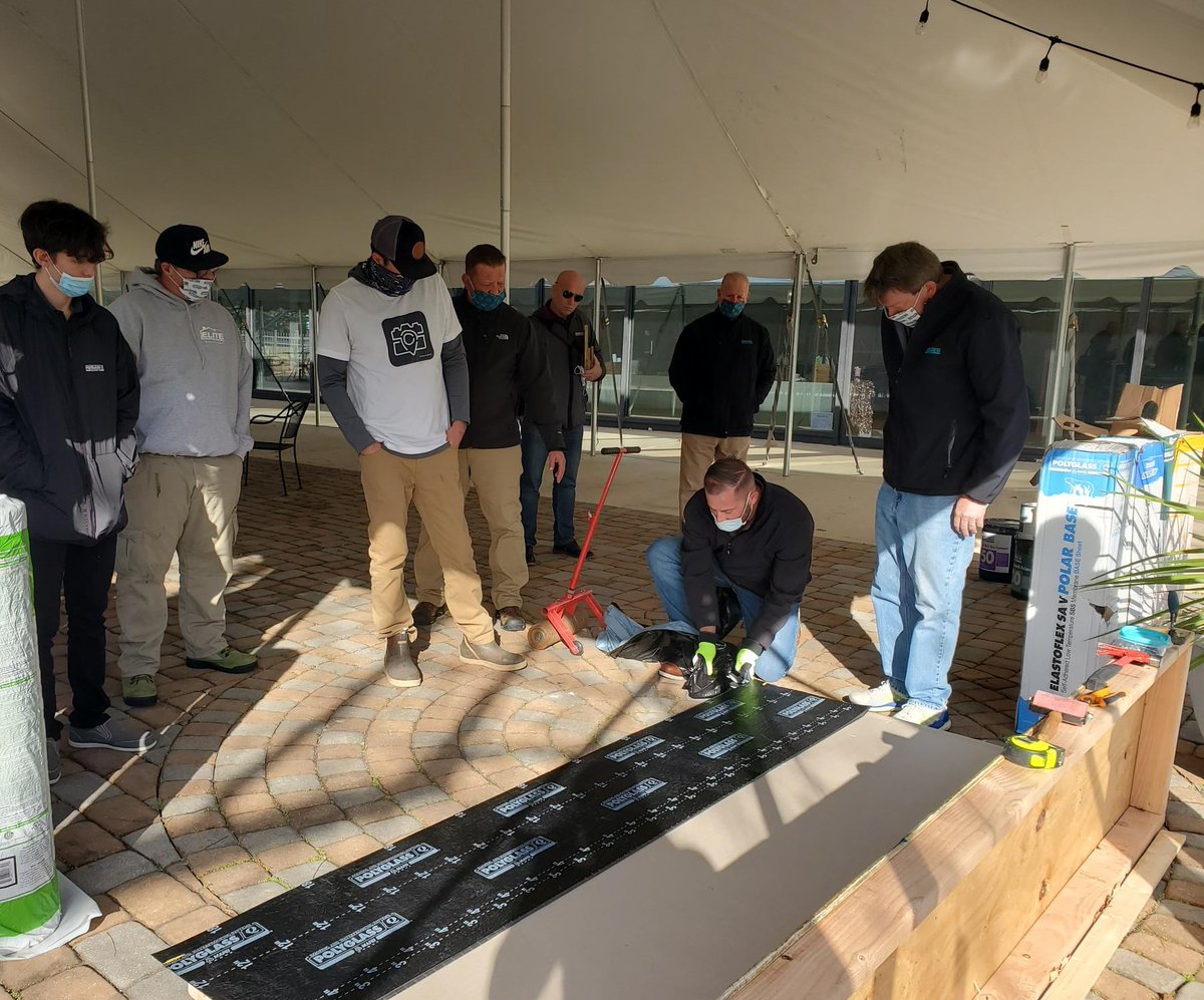 PolyglassUSA's tweet photo. This week #Polyschool held two exclusive events in the Northeast!
We provided the best practices to guarantee long-lasting and durable roof covering when installing Polyglass #roofing products.
Learn more: https://t.co/NVEc5cHOsP https://t.co/v32C9AXNRK