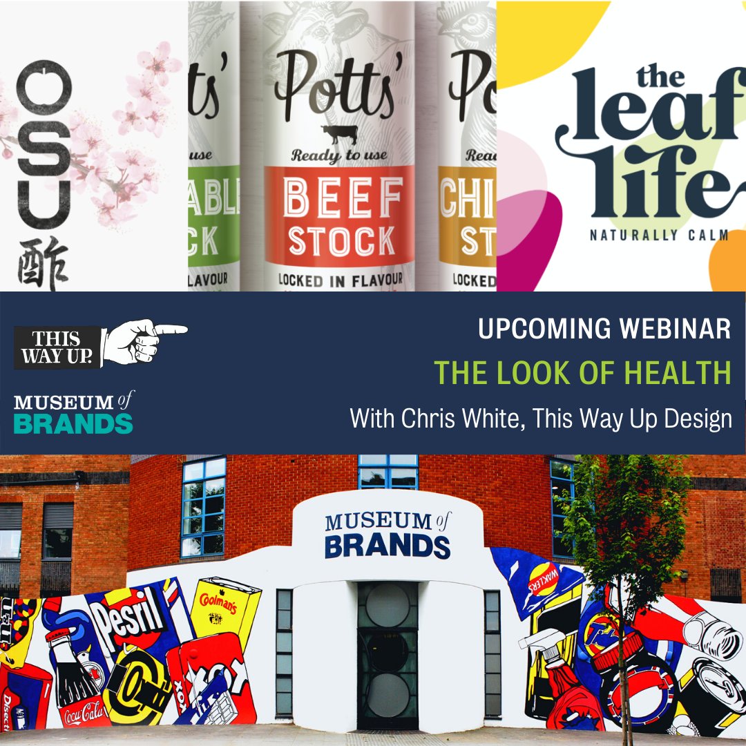 MuseumofBrands's tweet image. Join us on 10 Dec at 1pm for a webinar looking at the positioning of health food brands and the visual triggers used to sell healthy products. £4.50 adults/£3.50 students. Book tickets here: museum-of-brands.arttickets.org.uk/museum-of-bran…

Our talks programme is generously supported by @marketors Trust.