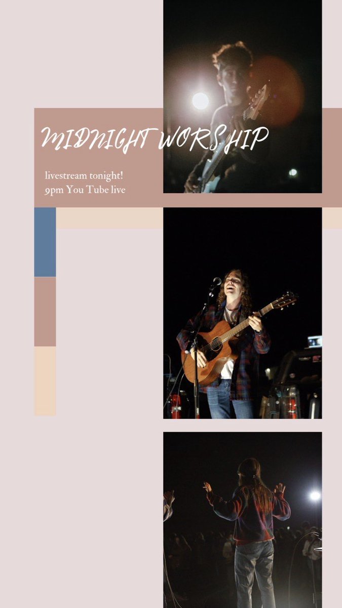 Last Midnight of the semester tonight!! Join us on YouTube at 9pm for a time of worship before the holidays.