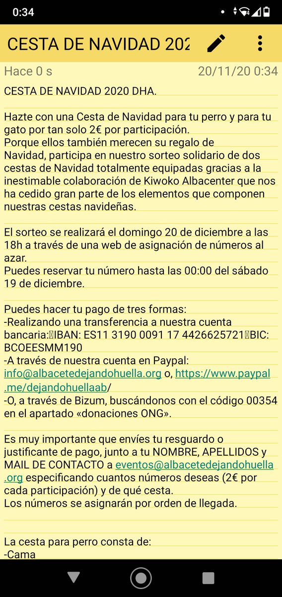 DejandoHuellaAB's tweet photo. #Albacete ¡PARTICIPA EN NUESTRO SORTEO DE NAVIDAD! Están en juego dos cestas para perro y gato. Tenéis la forma de participar en la siguiente captura. ¡Anímate! https://t.co/6aHmxWQIQY