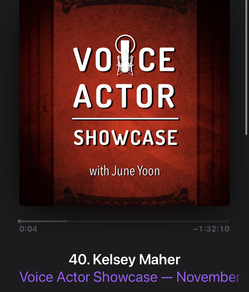 VoiceActorShow's tweet photo. And we are LIVE with @kelseymaher ! It was an absolute JOY to chat with you, Kelsey. Thank you for sharing your story!

Go to https://t.co/mxALFlDnqT and tap on your favorite podcast app! 

#voiceactorshowcase #VAstories https://t.co/N6ztsVqtuk