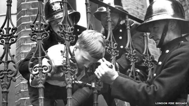 Number 5Getting your head stuck in the school railings.Ears soaped. Then the fire brigade,