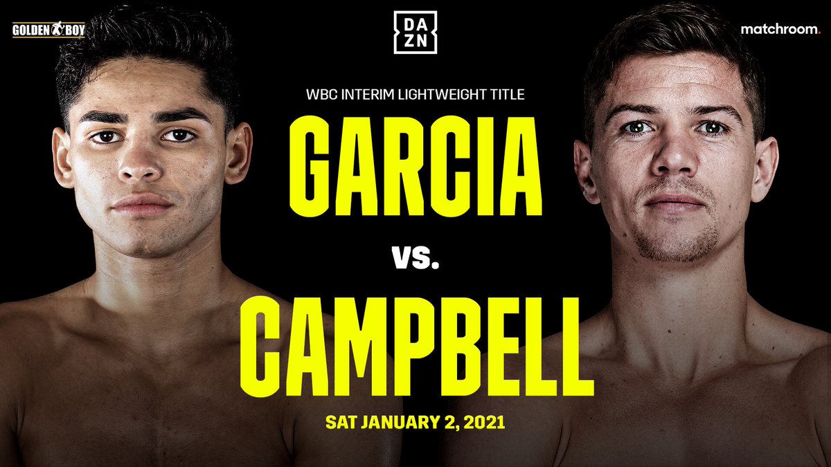 Dazn Boxing January 2nd Garcia Vs Campbell