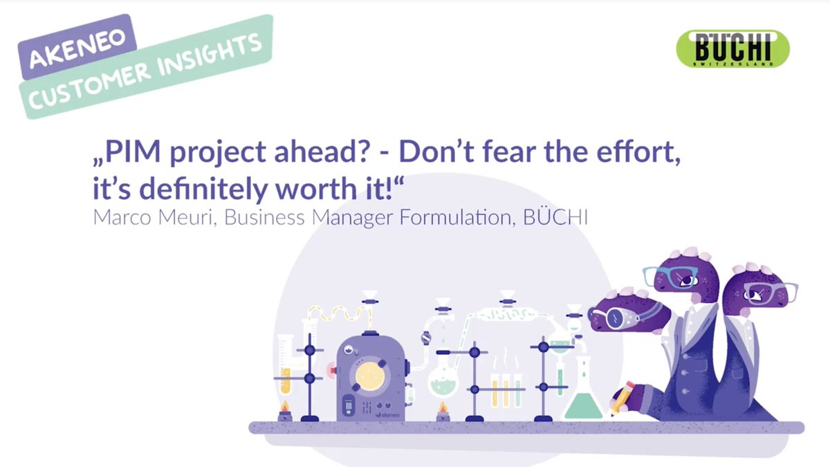 akeneopim's tweet photo. π° A #PIMproject means effort - but it pays off! π
See the full video: https://t.co/zHVtQ7axRm Get to know about the challenges of the #B2B PIM project of our customer @buchilabeqpt ! Learn from best practices and begin your project with recommended actions! #pimmaster https://t.co/LAqIHXw9Si