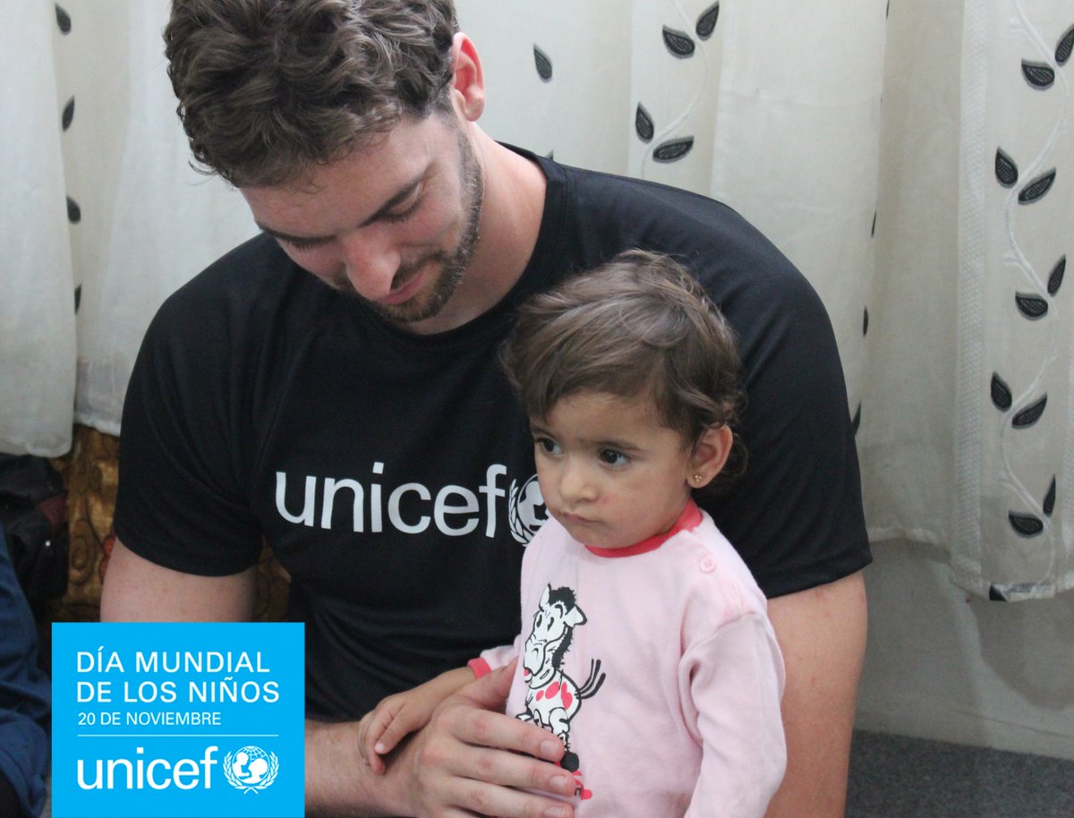 Pau Gasol Hoy Mas Que Nunca Celebro El Enorme Trabajo De Unicef Es Y De La Gasolfoundation Para Conseguir Que Cada Nino Y Cada Nina Crezca Sano Y Feliz Feliz Diamundialdelosninos