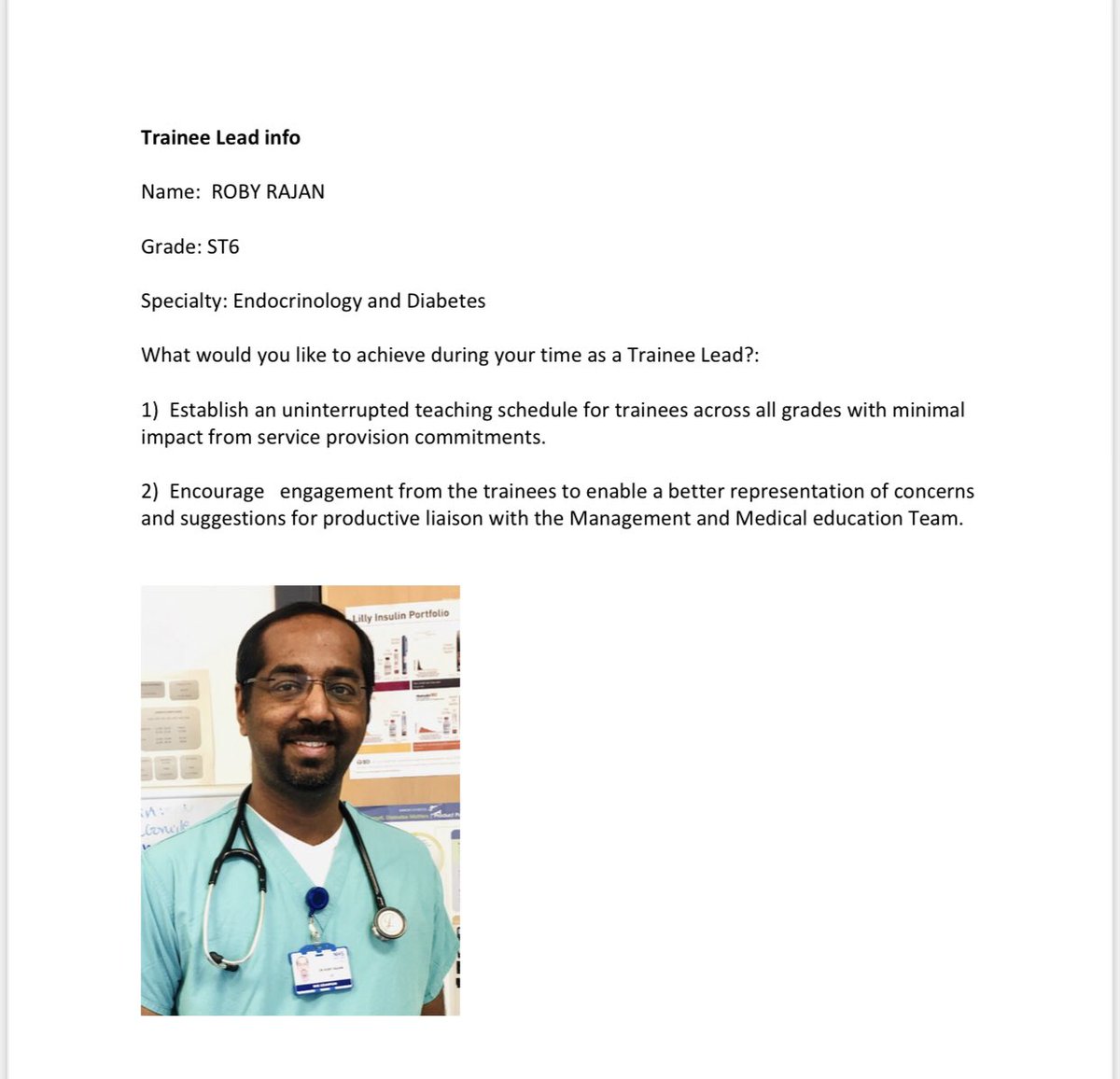 Meet your Trainee leads and see what they would like to achieve during their role👨🏼‍⚕️
