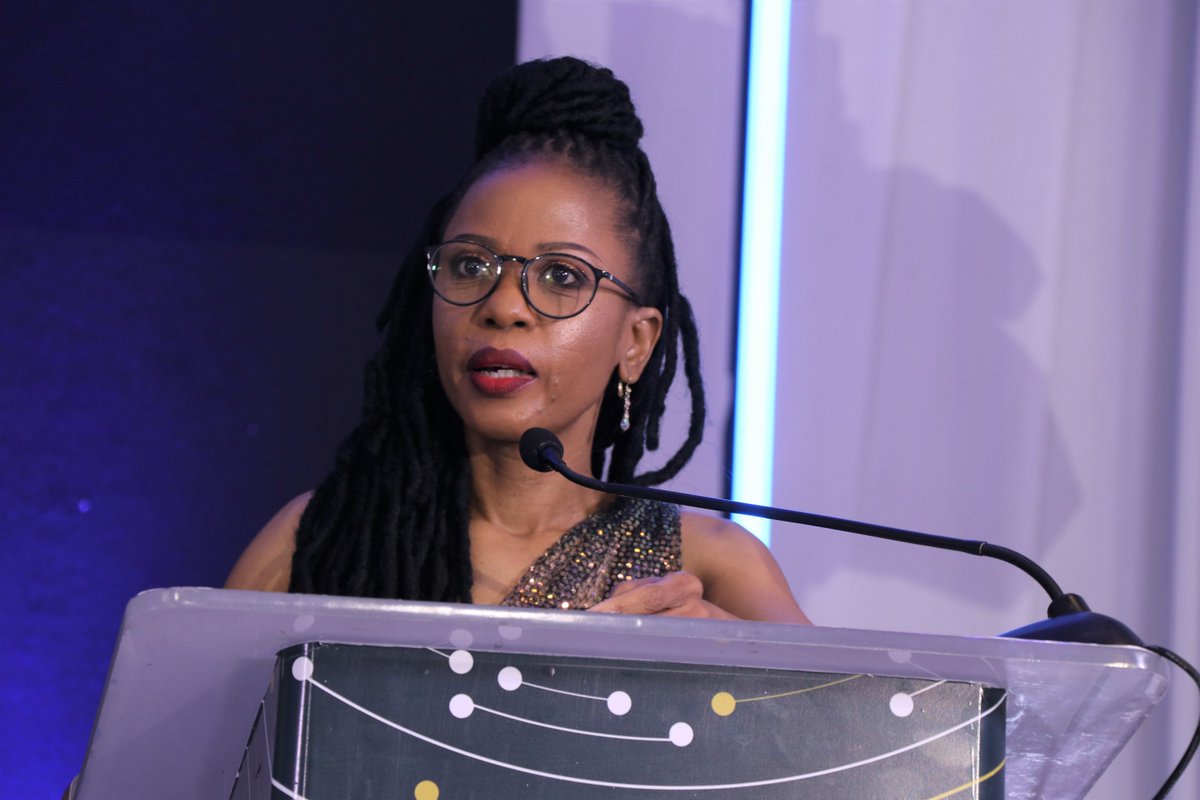 Go_Botswana's tweet photo. Keynote Address at the Botswana Night - Hon. Peggy O. Serame, Minister of Investment, Trade and Industry.

#GEB2020 #BotswanaNight https://t.co/ibsmLXcHpN