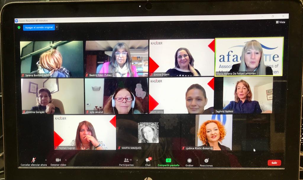 afaemmeoficial's tweet photo. Today General Assembly @afaemmeoficial in digital perspective with participation of business and entrepreneur women organizations from #Mediterranean #Members
#MedaWeek20 #MedaWomen20 https://t.co/77B4xCpwGu