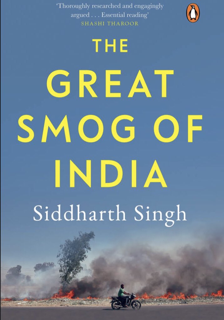 Even if you don’t live in one of the most polluted cities in one of the most polluted nations on the planet, you need to read this book by  @siddharth3. I missed it when it came out, but caught up earlier this year.