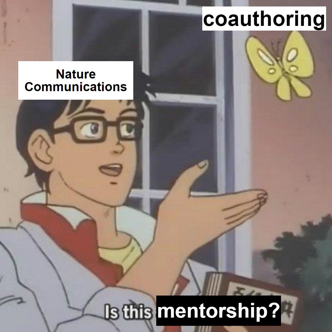 DarvinIsTrying's tweet photo. Finally got through the ridiculous @NatureComms paper.  One of my favorite lines:

"Whenever a junior scientist publishes a paper with a senior scientist, we consider the former to be a protégé, and the latter to be a mentor..."

What a warped view of collaboration. https://t.co/w8FwKxDQbc