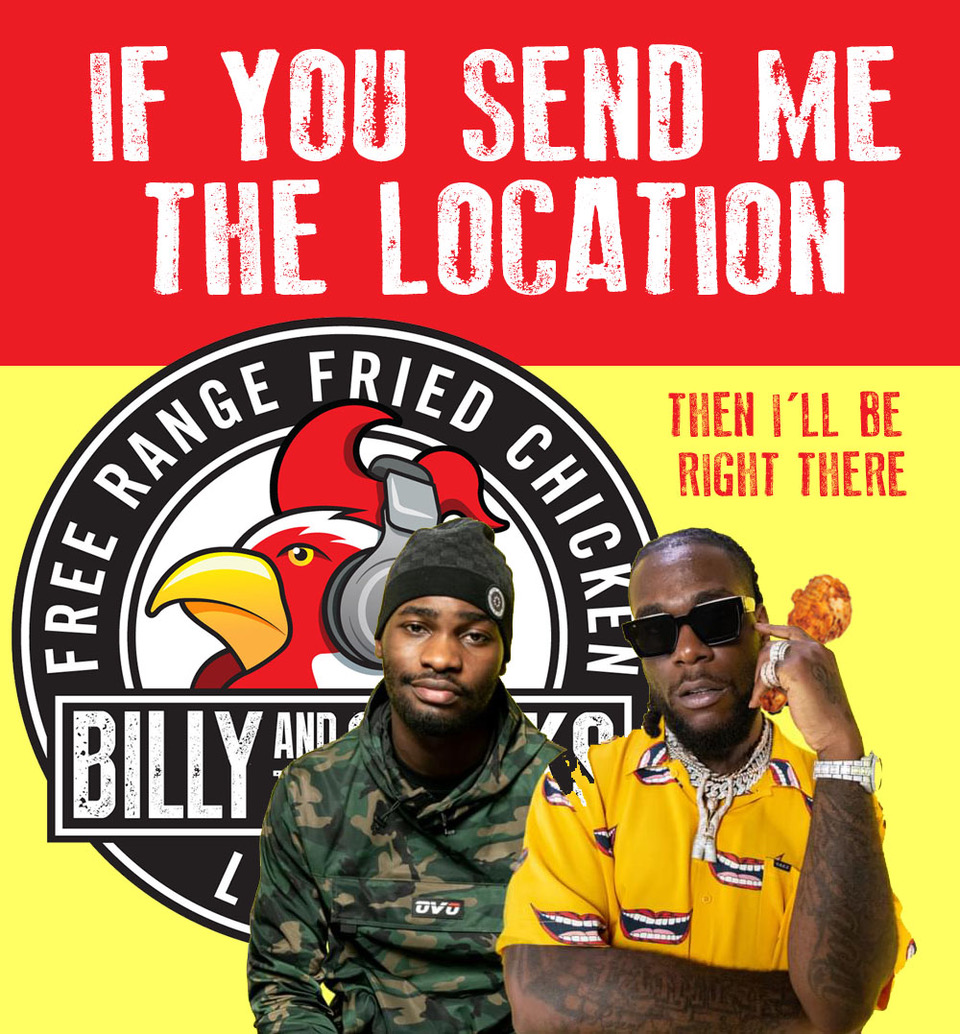 Billyandthechix's tweet photo. If you send us the location, then we'll be right there too.
....and with chicken 🤟 #BillysBack https://t.co/Y9mT8ErpaZ