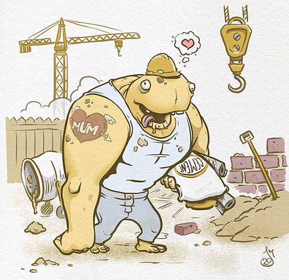 TheJasonMartian's tweet photo. Lump really loved his job!
#KidLitArt #DailyDoodle #MonsterJobs #Colour_Collective https://t.co/K2xezlS9FX
