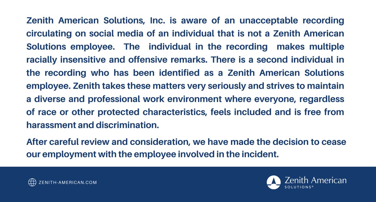 Zenith American Solutions tweet media