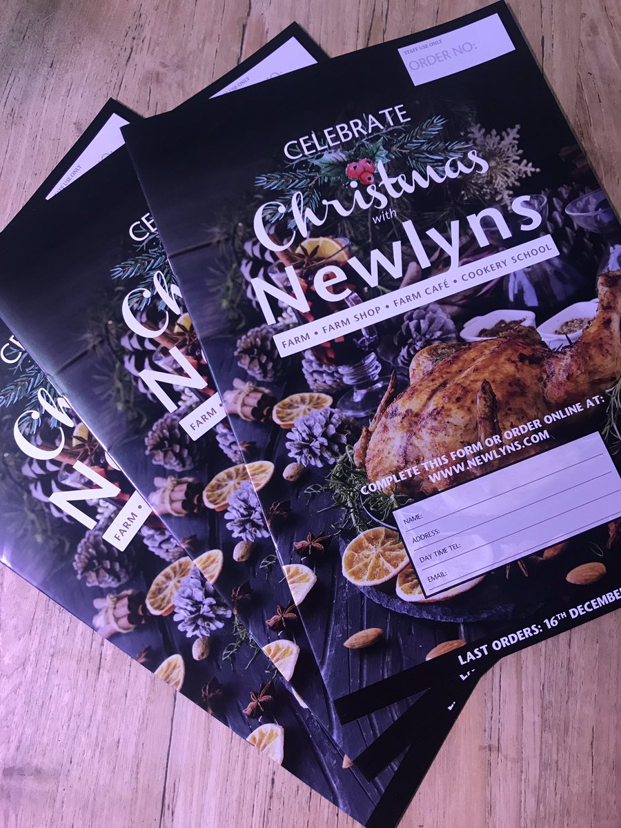 newlynsfarm's tweet photo. CHRISTMAS ORDERS 🦃 Are you feeling FEASTIVE yet? Our turkeys, meats and other Christmas feast items can be ordered via our website or by picking up one of these in store. Have you ordered yours yet? #christmasfood #christmasturkey #christmasfeast #christmasorders #festivefood https://t.co/rebIEaoC5J