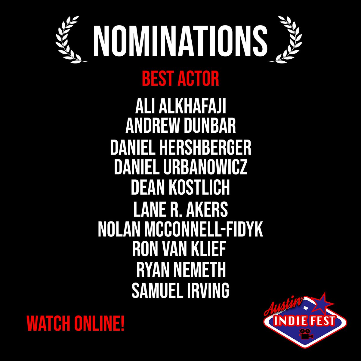 Some of the great Talent in our Official Selections!

#actorslife #acting #indiefilm
