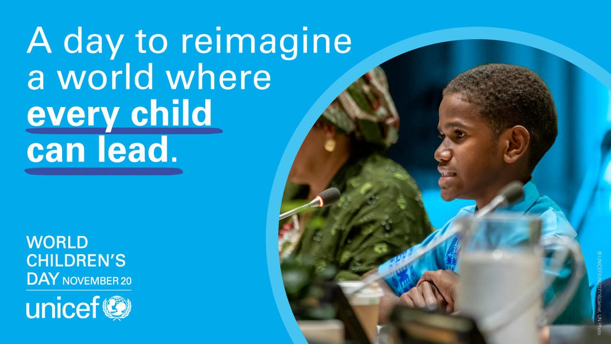 UNODC_FinCrime's tweet photo. Children &amp; youth will be living with the impact of today’s global issues for years to come. They’re sounding the alarm — and they have the solutions.

We must re-imagine a world where every child has the opportunity to lead.

#WorldChildrensDay #JusticeAccelerators #Act4RuleofLaw https://t.co/3qpHqrii83