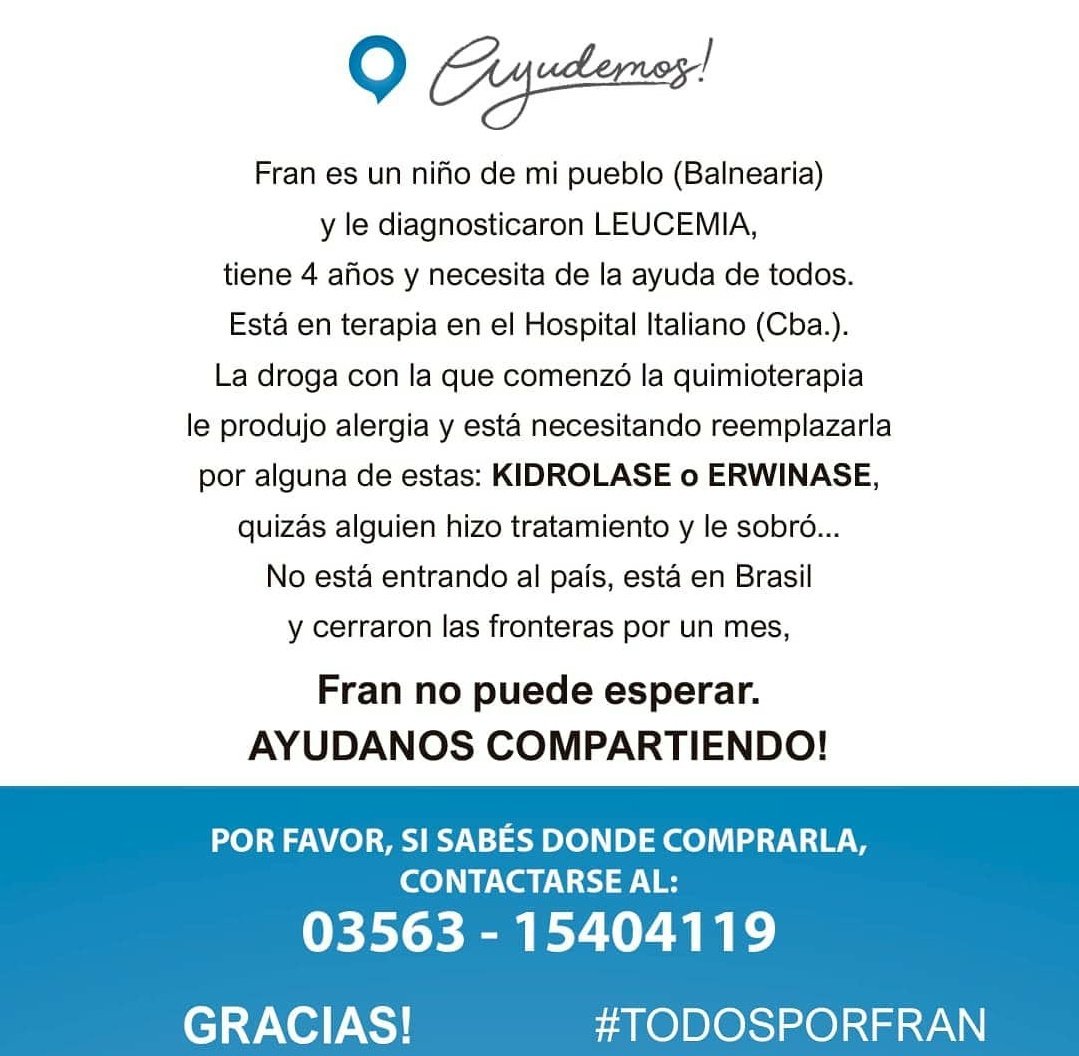 VivirEnBalne's tweet photo. #Todosporfran 💪 
Hagamos que esto llegue lejos! https://t.co/sF1p8p6GSQ