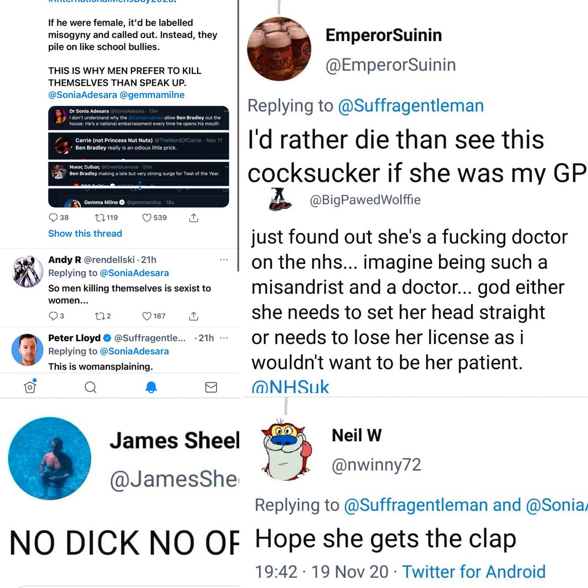 It’s seems from my mentions that I seemed to have riffled the feathers of the ‘suffragentlemen’ brigadeLet me try use this opportunity explain why ‘National embarrassment’ is I feel rather generous description for MP  #BenBradley 1/